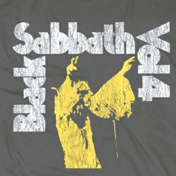 Distressed Black Sabbath Vol 4 Gray Shirt - Picture 3 of 3